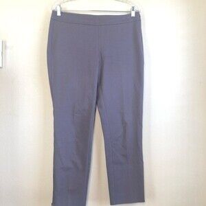 Eileen Fisher Gray Ankle Zipper Pants Size Small
